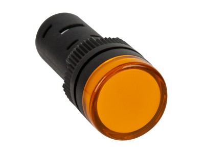 Indicador LED Amarelo AD16-16E 16 mm AC/DC 12V - Imagem 4