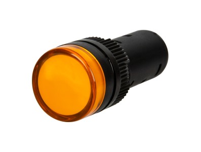 Indicador LED Amarelo AD16-16E 16 mm AC/DC 12V - Imagem 6