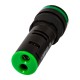 Sinaleiro indicador LED 16 mm verde AC/DC 24V AD16-16E - Thumb - 3