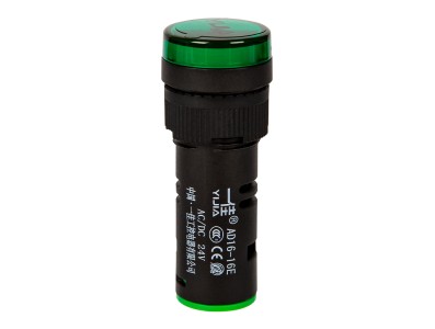 Sinaleiro indicador LED 16 mm verde AC/DC 24V AD16-16E - Imagem 4