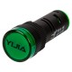 Sinaleiro indicador LED 16 mm verde AC/DC 24V AD16-16E - Thumb - 6