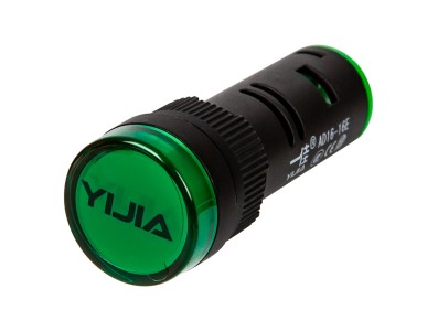 Sinaleiro indicador LED 16 mm verde AC/DC 24V AD16-16E - Imagem 6