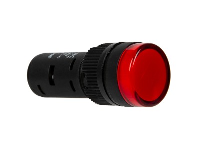 Sinaleiro Indicador LED 16 mm Vermelho AC 220V AD16-16E - Imagem 4