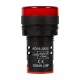 Sinaleiro LED vermelho AD16-22DS 22 mm AC/DC 12-24 V - Thumb - 1