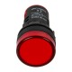 Sinaleiro LED vermelho AD16-22DS 22 mm AC/DC 12-24 V - Thumb - 2