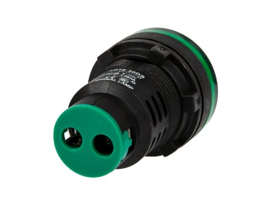 Sinaleiro LED Verde 30 mm AC 220V AD16-30DS Power Pilot - Imagem 2