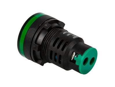 Sinaleiro LED Verde 30 mm AC 220V AD16-30DS Power Pilot - Imagem 3
