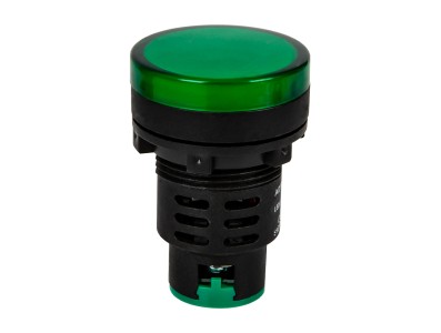 Sinaleiro LED Verde 30 mm AC 220V AD16-30DS Power Pilot - Imagem 4