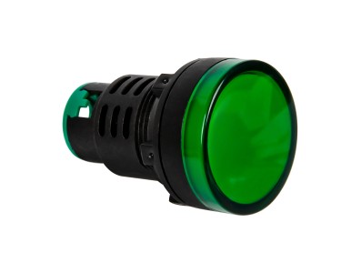 Sinaleiro LED Verde 30 mm AC 220V AD16-30DS Power Pilot - Imagem 5