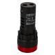 Sinaleiro LED vermelho 22 mm AC/DC 12 V AD16-22SM com buzzer integrado - Thumb - 3