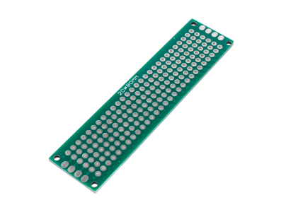 Placa PCB prot&oacute;tipo universal 2 x 8 cm dupla face passo de furos 2,54 mm - Imagem 1