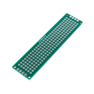Placa PCB prot&oacute;tipo universal 2 x 8 cm dupla face passo de furos 2,54 mm