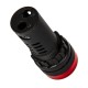 Sinaleiro LED vermelho 22 mm AD16-22SM AC/DC 36V com buzzer embutido - Thumb - 2