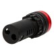 Sinaleiro LED vermelho 22 mm AD16-22SM AC/DC 36V com buzzer embutido - Thumb - 4