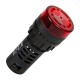 Sinaleiro LED vermelho 22 mm AD16-22SM AC/DC 36V com buzzer embutido - Thumb - 6