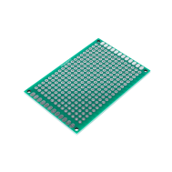 Placa PCB de prot&oacute;tipo universal 4 x 6 cm, dupla face, passo de furos 2,54 mm