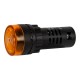 Sinaleiro indicador amarelo AD16-22SM 22 mm LED com buzzer integrado AC/DC 24V - Thumb - 3