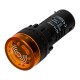 Sinaleiro indicador amarelo AD16-22SM 22 mm LED com buzzer integrado AC/DC 24V - Thumb - 1