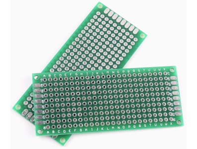 Placa PCB de prototipagem universal 3 x 7 cm dupla face, passo de furos 2,54 mm - Imagem 1