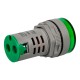 Indicador volt&iacute;metro LED verde 22 mm AC 20 a 500 V AD20-22DSV com tubo digital grande - Thumb - 6