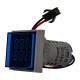 Sinaleiro indicador LED azul 22 mm AD16-22FVA (AD16-22VAM) cobertura quadrada display duplo tens&atilde;o AC 50&ndash;500 V e corrente 0&ndash;100  - Thumb - 3