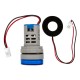 Indicador LED redondo 22 mm azul AD16-22FVA (AD16-22VAM) Medidor de Hz AC 50-500V 0-100A com transformador - Thumb - 2