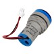 Indicador LED redondo 22 mm azul AD16-22FVA (AD16-22VAM) Medidor de Hz AC 50-500V 0-100A com transformador - Thumb - 5