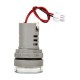 Indicador de Hertz LED redondo 22 mm branco AD16-22FVA (AD16-22VAM) AC 50 a 500V 0 a 100A com transformador - Thumb - 3