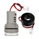 Indicador de Hertz LED redondo 22 mm branco AD16-22FVA (AD16-22VAM) AC 50 a 500V 0 a 100A com transformador - Thumb - 6