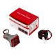 Indicador LED vermelho AD16-22A VHz 22 mm, capa quadrada, AC 50&ndash;500 V, 0&ndash;100 A, 20&ndash;75 Hz, 3 displays de tens&atilde;o, corrente e frequ - Thumb - 2