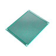 Placa PCB universal 7 x 9 cm dupla face, passo de furos 2,54 mm, acess&oacute;rio Arduino
