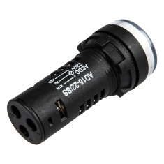 Sinaleiro LED Bicolor AD16-22SS AC 220V Vermelho e Verde