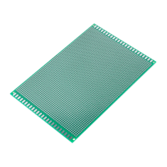 Placa de prot&oacute;tipo PCB universal 12 x 18 cm dupla face com passo de furos 2,54 mm