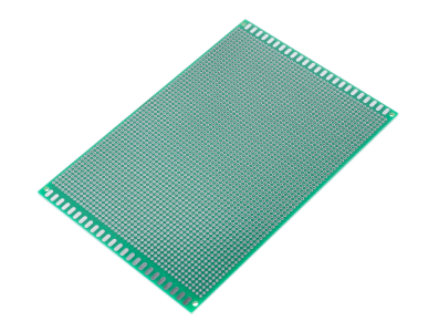 Placa de prot&oacute;tipo PCB universal 12 x 18 cm dupla face com passo de furos 2,54 mm - Imagem 1