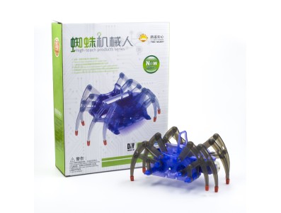 Kit de Rob&oacute;tica DIY Rob&ocirc; Aranha El&eacute;trico Educacional Mont&aacute;vel para Crian&ccedil;as em Embalagem para Varejo - Imagem 2