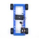 Kit de Rob&oacute;tica Carro El&eacute;trico de Controle Remoto Tra&ccedil;&atilde;o 4x4 Azul Mont&aacute;vel 20 x 12 x 4 cm - Thumb - 4