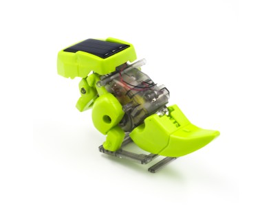 Kit 4 em 1 Rob&ocirc; 3D Fa&ccedil;a Voc&ecirc; Mesmo Dinossauro alimentado por energia solar segura - Imagem 3