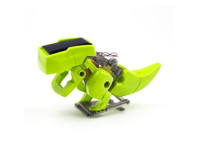 Kit 4 em 1 Rob&ocirc; 3D Fa&ccedil;a Voc&ecirc; Mesmo Dinossauro alimentado por energia solar segura - Imagem 4
