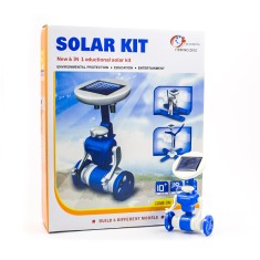 Kit de Rob&oacute;tica 6 em 1 Fa&ccedil;a Voc&ecirc; Mesmo Recarreg&aacute;vel com Alimenta&ccedil;&atilde;o Solar