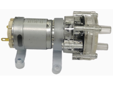 Bomba d'&aacute;gua mini transparente R385 DC 6-12V para aqu&aacute;rio - Imagem 1