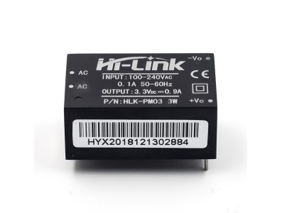 M&oacute;dulo de alimenta&ccedil;&atilde;o AC-DC HLK-PM03 220 V para 3,3 V - Imagem 6