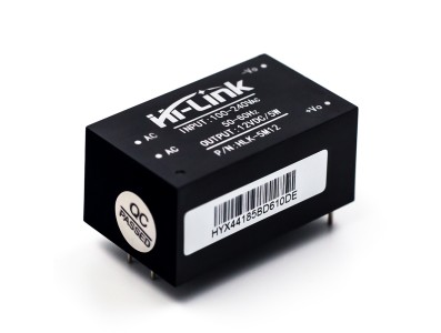 M&oacute;dulo Fonte AC-DC HLK-5M12 220 V para 12 V para placas Arduino e shields - Imagem 3