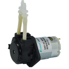 Bomba de l&iacute;quido com tubo BPT 24V preta