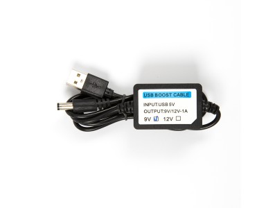 Cabo booster USB 5V 1A para 9V com conector DC 5,5 x 2,1 mm - Imagem 2