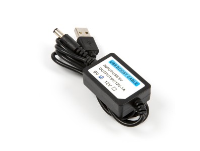Cabo booster USB 5V 1A para 9V com conector DC 5,5 x 2,1 mm - Imagem 1
