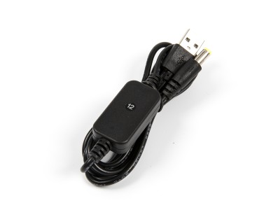 Cabo booster USB 5V 0,6A com conector DC 5,5 x 2,1 mm e sa&iacute;da 9V - Imagem 1