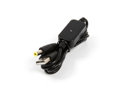 Cabo booster USB 5V 0,6A com conector DC 5,5 x 2,1 mm e sa&iacute;da 9V - Imagem 3