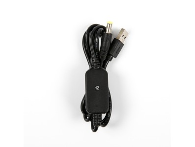 Cabo booster USB 5V 0,6A com conector DC 5,5 x 2,1 mm e sa&iacute;da 9V - Imagem 5
