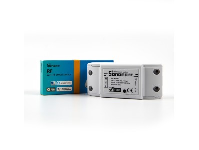 Sonoff RFR2 Interruptor WiFi Liga/Desliga 10A Vers&atilde;o 433 MHz com Controle Remoto M&oacute;vel e Controle por Voz Siri - Imagem 6