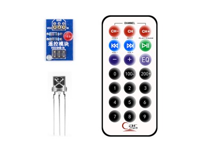 M&oacute;dulo IR para controle remoto com receptor de sinais infravermelhos para Arduino - Imagem 1